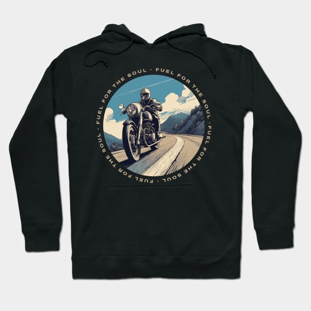 Fuel for the soul motorcycle Hoodie by Bikerkulture